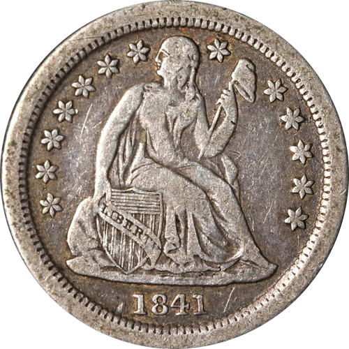 1841-O Seated Liberty Dime — photo from another recent sale