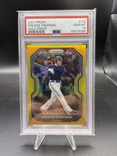 2021 Panini Prizm - Tier II Freddie Freeman #112 Gold Prizm /10