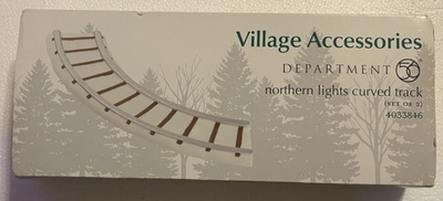 #ad #ad Department 56 Northern Lights Curved Track Set of 2 #4033846 $29.95