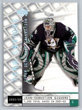 2002-03 Upper Deck Mask Collection Jean-Sebastien Giguere Anaheim Mighty Ducks