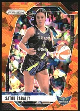 2024 Panini Prizm WNBA Prizms Orange Ice #43 Satou Sabally - BSK