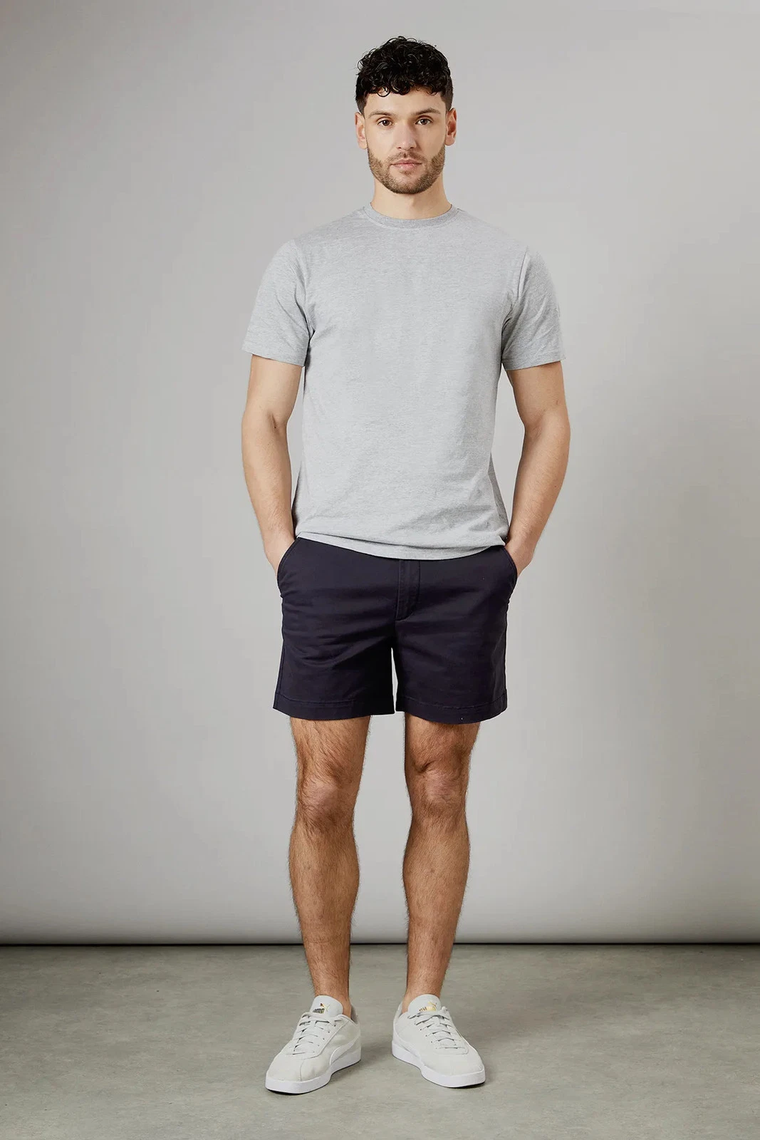 Maine Navy Shorts Mens Casual Shorts