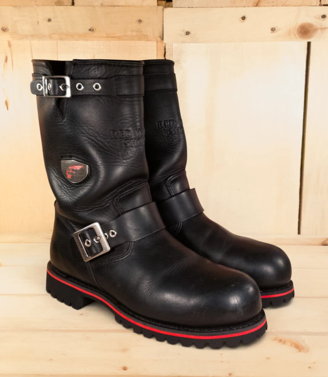 Red Wing Shoes Buckle Biker Boots for Men for Sale | Shop New