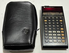 Texas Instruments TI Programmable 58 Calculator, RE Investment Module, Case