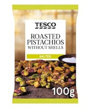 Tesco Roasted Pistachios Without Shells - Salted 100g X 2