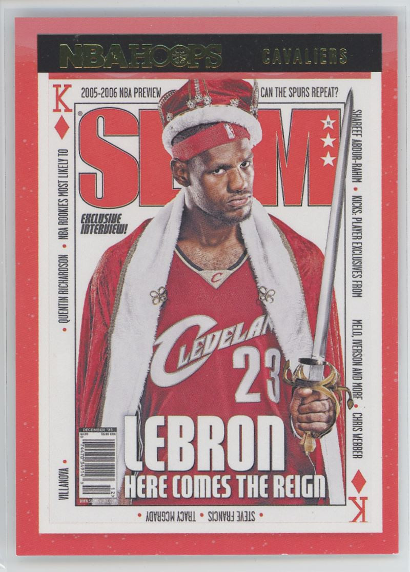 LEBRON JAMES 2021-22 HOOPS SLAM WINTER #93 PARALLEL