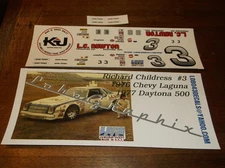 Richard Childress #3 1976 KJ/L.C. Newton Laguna 1/24th scale decals LoboGraphix