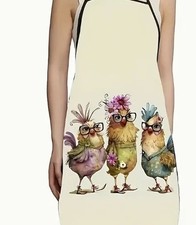 Apron, Funny Chicken, Hen Friends, Cluckers, Cooking Black Apron, Chef, BBQ