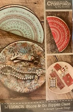 “Store & Go Zipper Case” By Indygo Junction Pattern & Instructions 10” X 5”