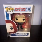 New ListingBlack Widow Funko Pop Vinyl #132 Marvel Captain America Civil War w/protector