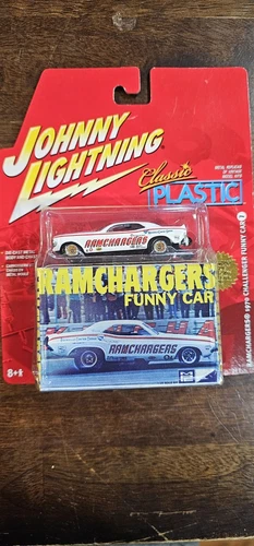 Johnny Lightning Classic Plastic #7 RAMCHARGERS 1970 Challenger Funny Car 1/64