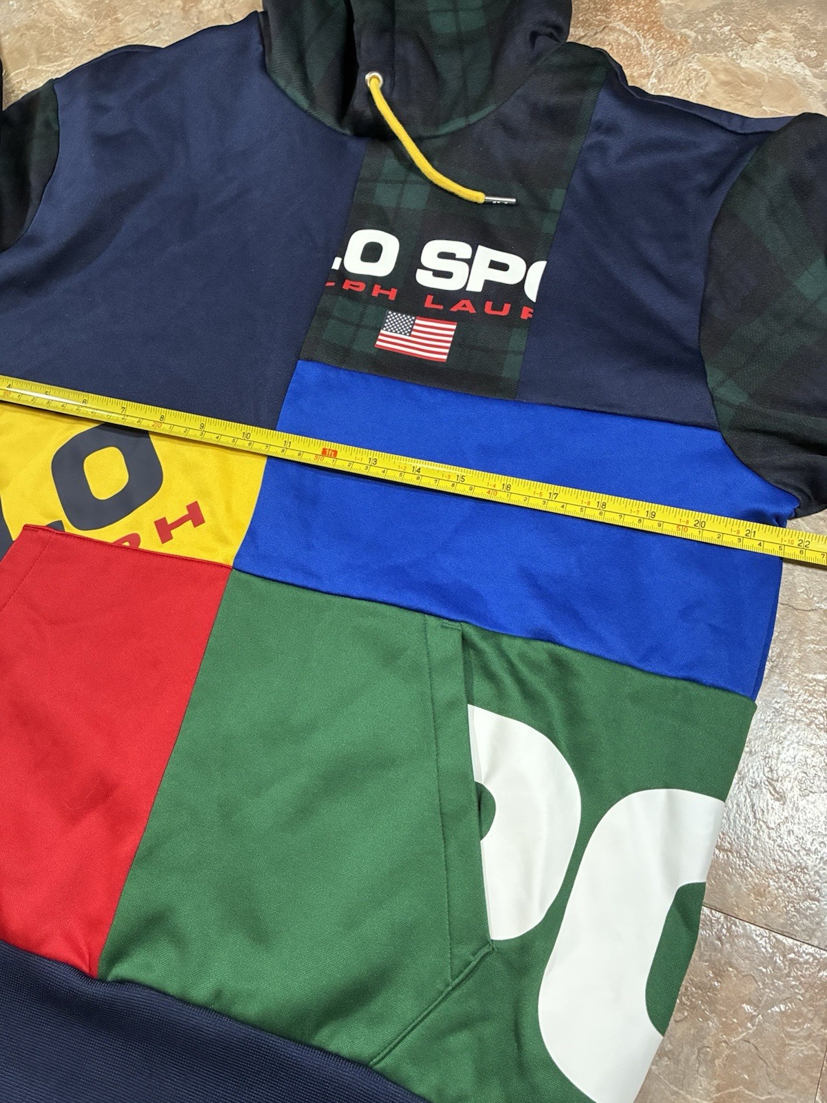 Polo Sport Performance Patchwork Color Block Hood… - image 8