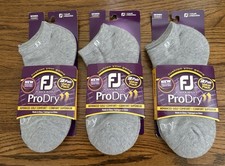Womens FootJoy FJ ProDry Roll Tab Golf Sock Lot - Grey, Size 6-9 - NWT