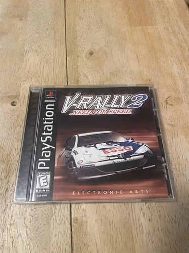 Need for Speed: V-Rally 2 (Sony PlayStation 1, 1999) PS1 Complete CIB VGC