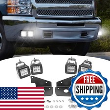 Dasen 3 inch 24W LED Fog Light Pods Kit Silverado 1500 2007-2013 2500 2007-2014