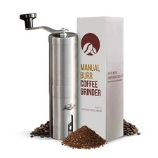 Hand Crank Coffee Grinder, 18 Settings, Conic...