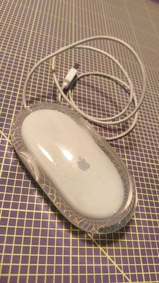 Vintage Apple Pro Mouse M5769 USB   Transparente Optische Maus Retro iMac G4