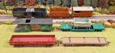 * OO * Tri-Ang Hornby * 8 X Freight, Brake. Coal Wagons , Cars etc Lot * England
