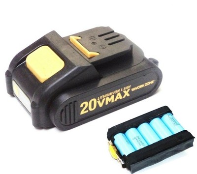 Reparatur Zellentausch für Workzone Akku 20 V Max    mit 2,5 Ah  