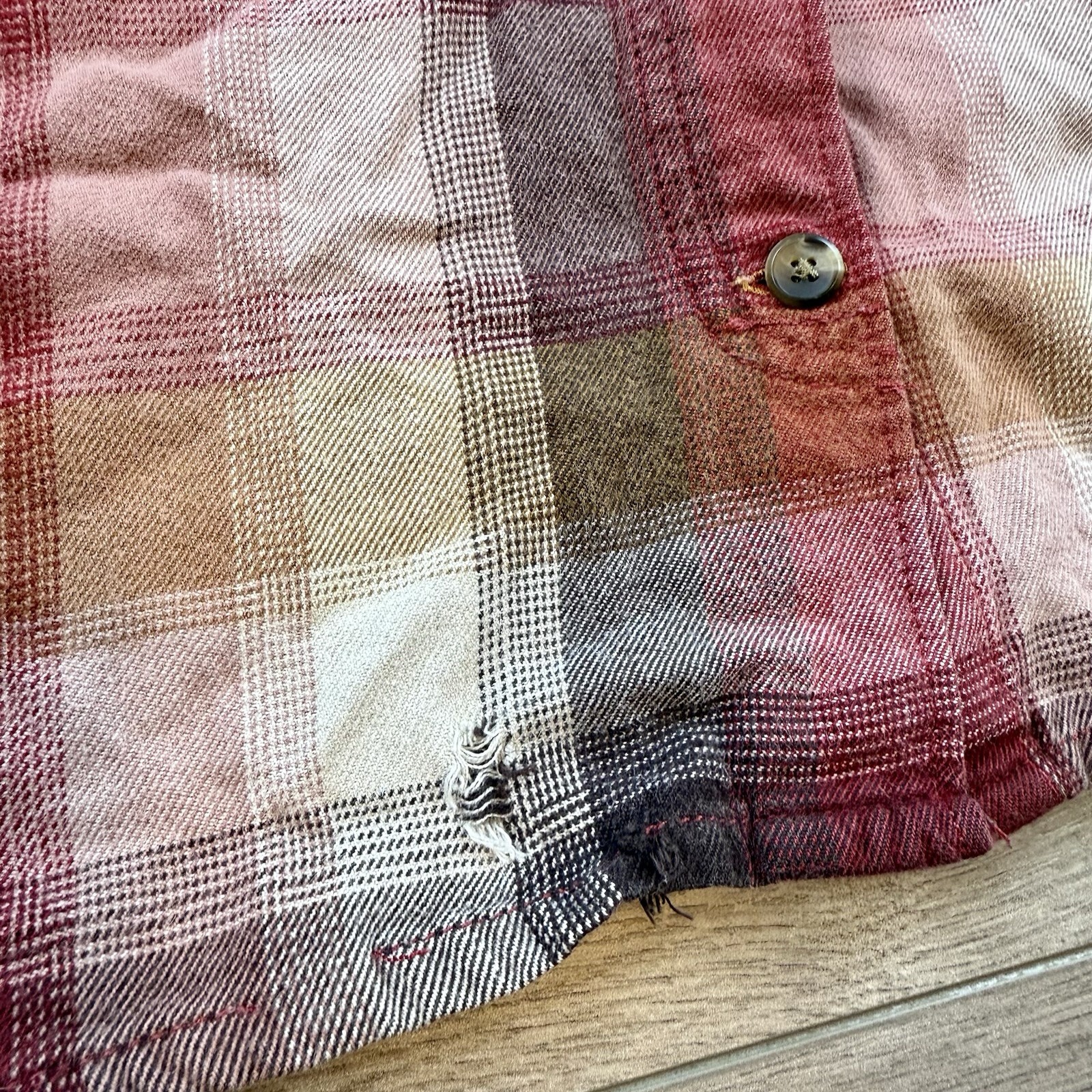 Carhartt Beartooth Hooded Flannel Shirt Button Up Women's Large Drawstring Cabin thumbnail 17