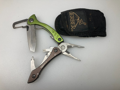 Gerber USA Crucial Green w/Case
