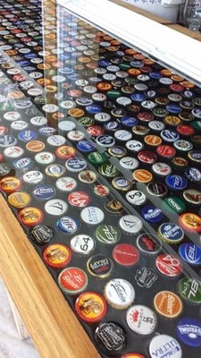 BELGISCHER TRAPPIST BIERFLASCHE KRONKORKEN x 2000, Arbeitsplatte, Display, selten +++