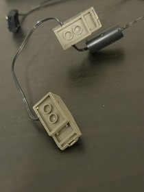 LEGO 9V Black Train Speed Regulator 4548 With Track Connector Tested