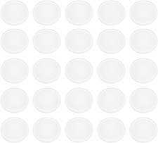 Glass Table Top anti Slip Pad 25PCS, Non-Adhesive Rubber Pad for Glass Table Top