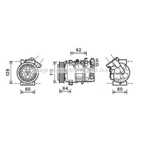 Kompressor Klimaanlage FüR Renault Grand ScéNic Iii JZ0/1_ KZ0/1