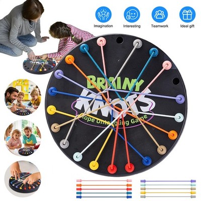 Seil Strategie Brettspiel Brainy Knots Logik Puzzle Knotenspiel 2-4 Spieler