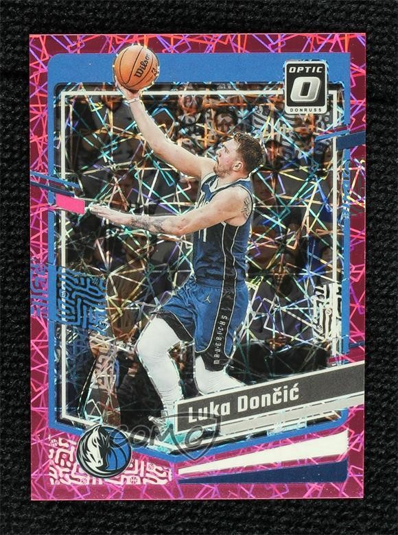 2023-24 Panini Donruss Optic Pink Velocity Prizm 33/79 Luka Doncic #67 0g4t