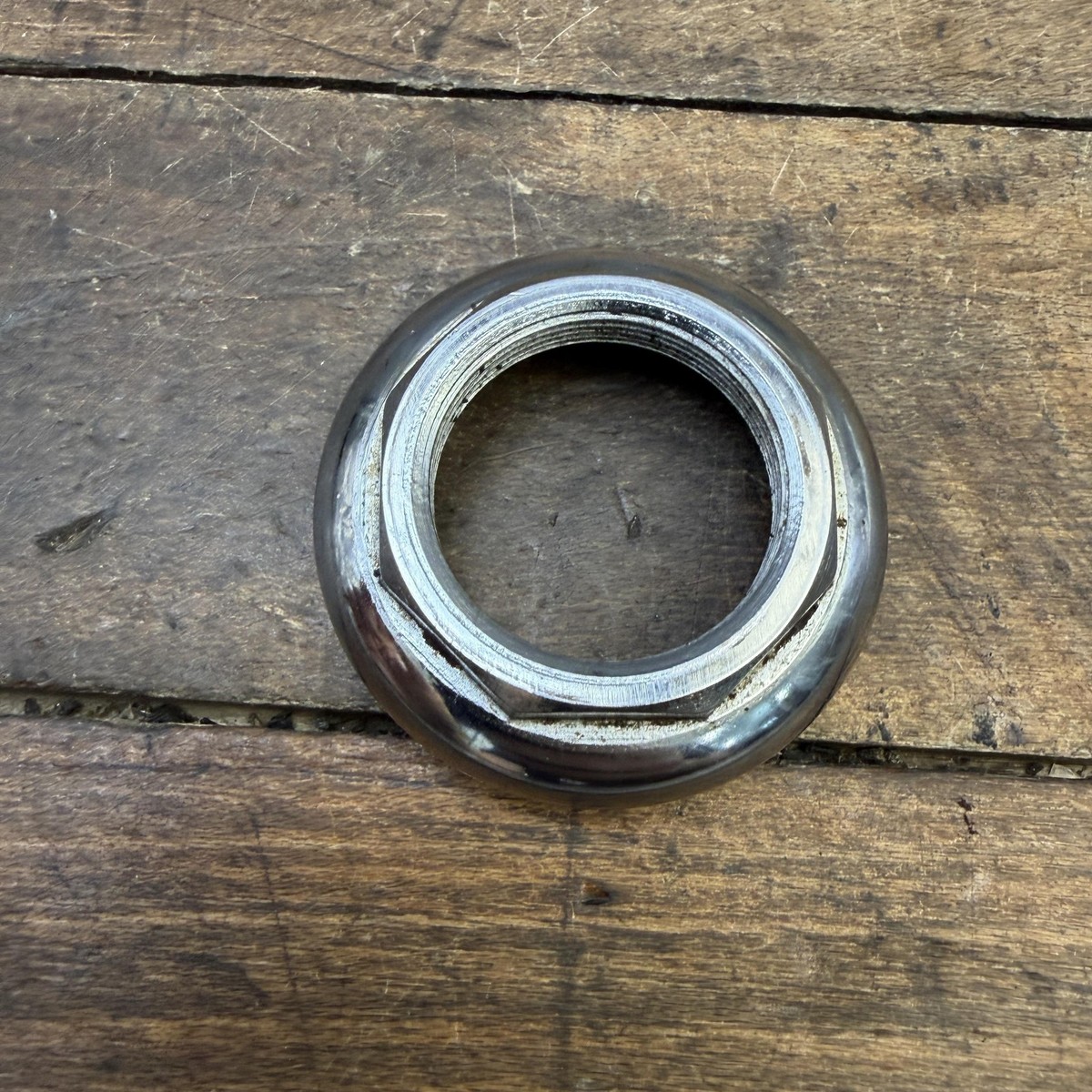 Vintage Campagnolo 1 Inch Headset 1x24 TPI Upper Race Top Nut Vintage Campagnolo 1 Inch Headset 1x24 TPI Upper Race Top Nut