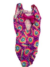 large snowflake gymnastic leotard