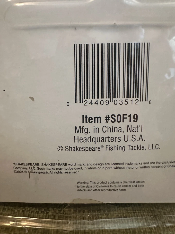 Shakespeare 2 piece Fish Fillet set 420 stainless steel blades size 6”, 7 1/4” Foto 4 de 4