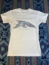 Vintage Rolling Stones 1975 Tour Americas 75 Concert T-Shirt M / S Single Stitch