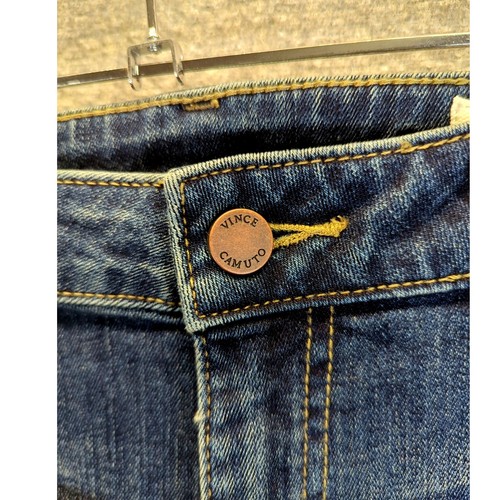 Vince Camuto Damen 32/14 Skinny-Leg Denim Jeans klassisch dunkelblau neu mit Etikett - Bild 3 von 10