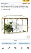 wedding gift card box