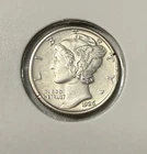 1926 Mercury Dime - AS IS - US 90% Silver Coin - Scratches - Rim damage