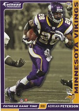 ADRIAN PETERSON FATHEAD TRADEABLES 2008 OKLAH...