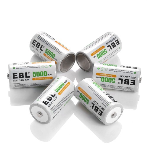 Lot D C Cell Size Rechargeable Batteries High Capacity NiMH /LCD Battery Charger - Picture 19 of 115