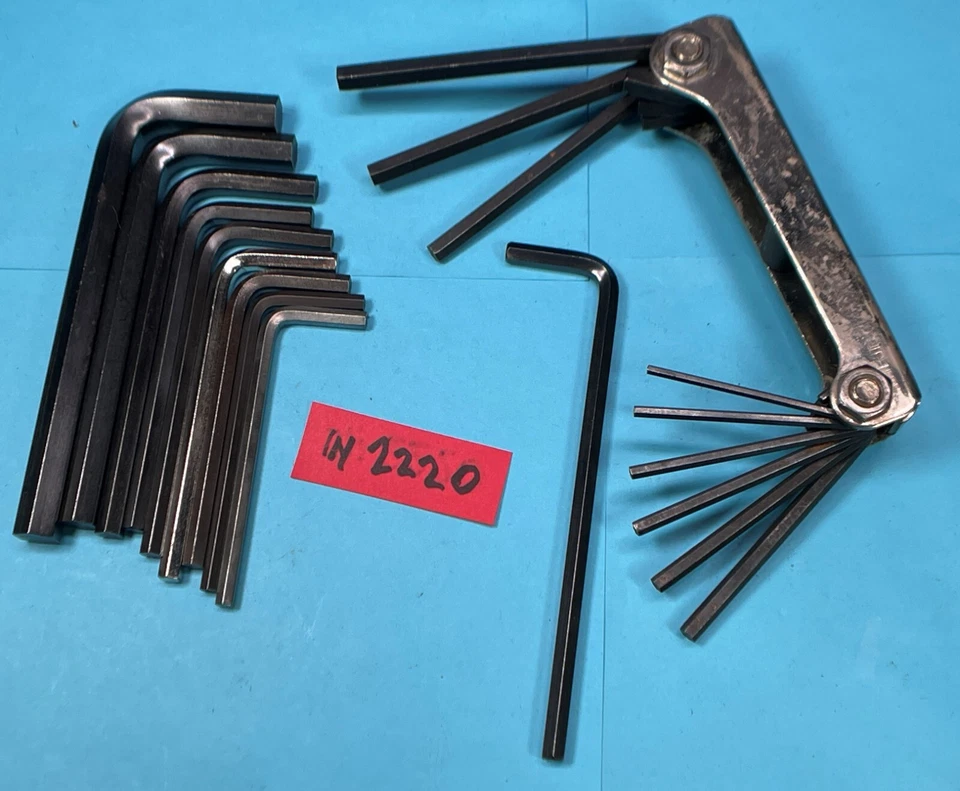 Hex Key Set CR-V Metric & SAE Hex Wrenches - Eklind Tool No. 91 19pc IN2220 - Image 2 of 4