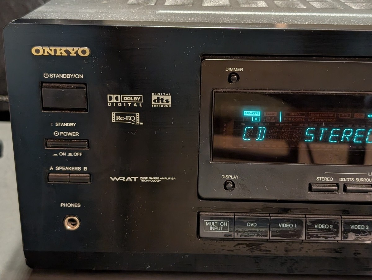 Onkyo AV Receiver TX-DS575 Digital AM-FM Stereo DTS Surround