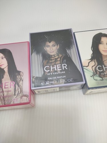 CHER Decades Collection Eau De Perfume's 4 x 1oz Each 60's 70's 80's 90's Sealed - Picture 8 of 11