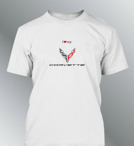 Tee shirt Corvette S M L XL homme ZR1 C2 C3 C4 C5 C6 C7 C8 Stingray muscle car - Foto 40 di 44