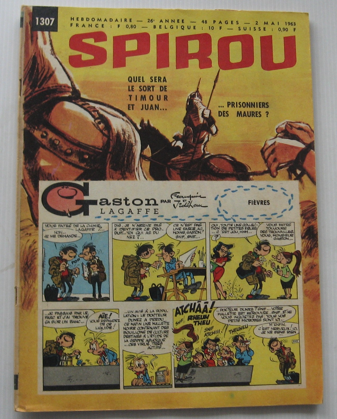 Journal Spirou No. 1307 Timur/ Marc Ironside/Benoit Ironbreaker 1963+) Condition