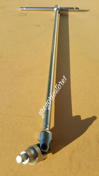 CHIAVE A T SNODATA SNODO ATTACCO A BUSSOLA 1/4