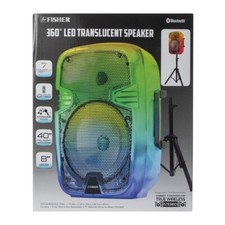 Wireless Bluetooth Speaker with Tripod stand and Color Changing LED Lights.