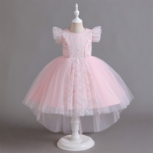 Christmas Flower Kids Girls Pageant Wedding Tulle Dresses Party Bridesmaid Gown - Picture 9 of 47