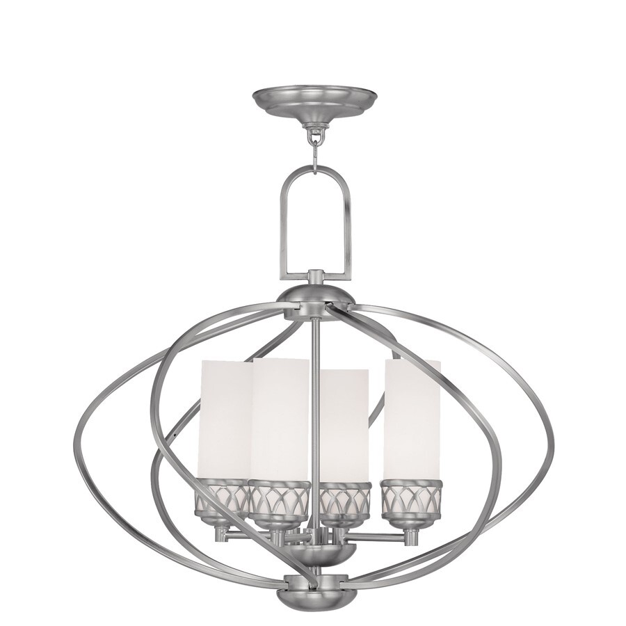 Livex Lighting Westfield Chandelier in Brushed Nickel - 4724-91