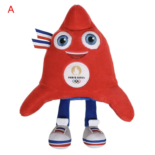 Paris 2024 Summer Olympics The Olympic Phryge Mascot Plush Toy Kids Gift Pendant - Picture 1 of 9